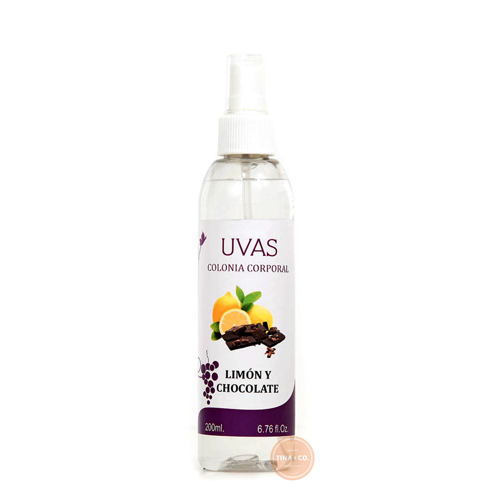 Uvas Fragancia Corporal Limón y Chocolate - 200ml